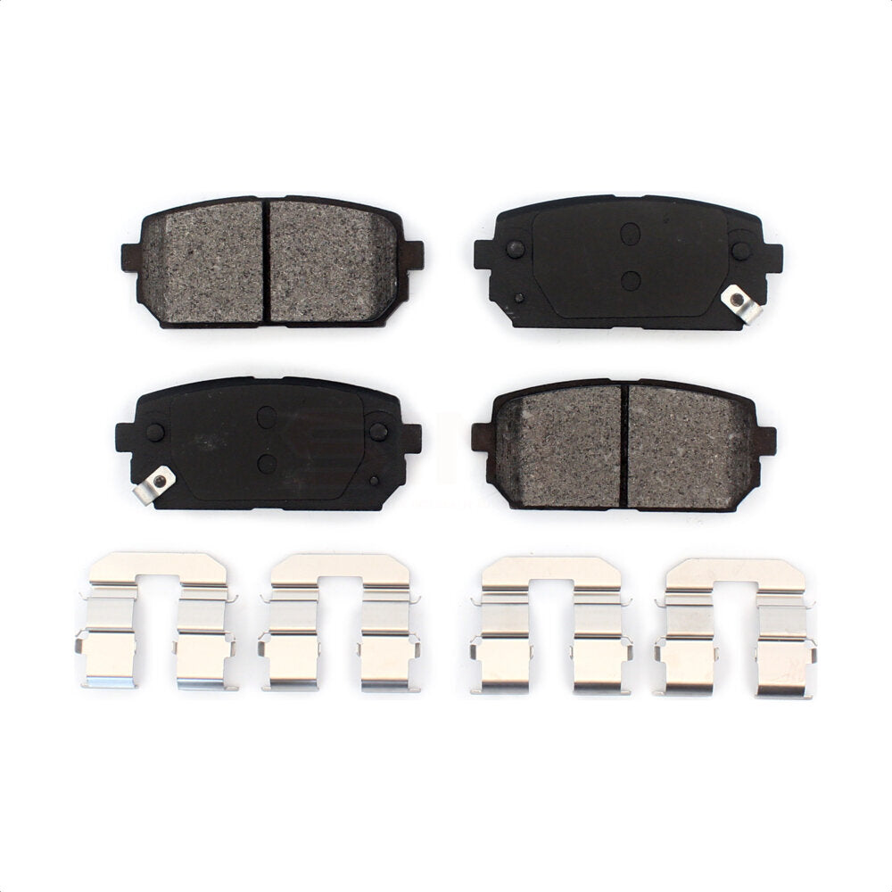 Plaquettes de frein à disque semi-métalliques arrière pour Kia Rondo 2007-2012 SIM-1296