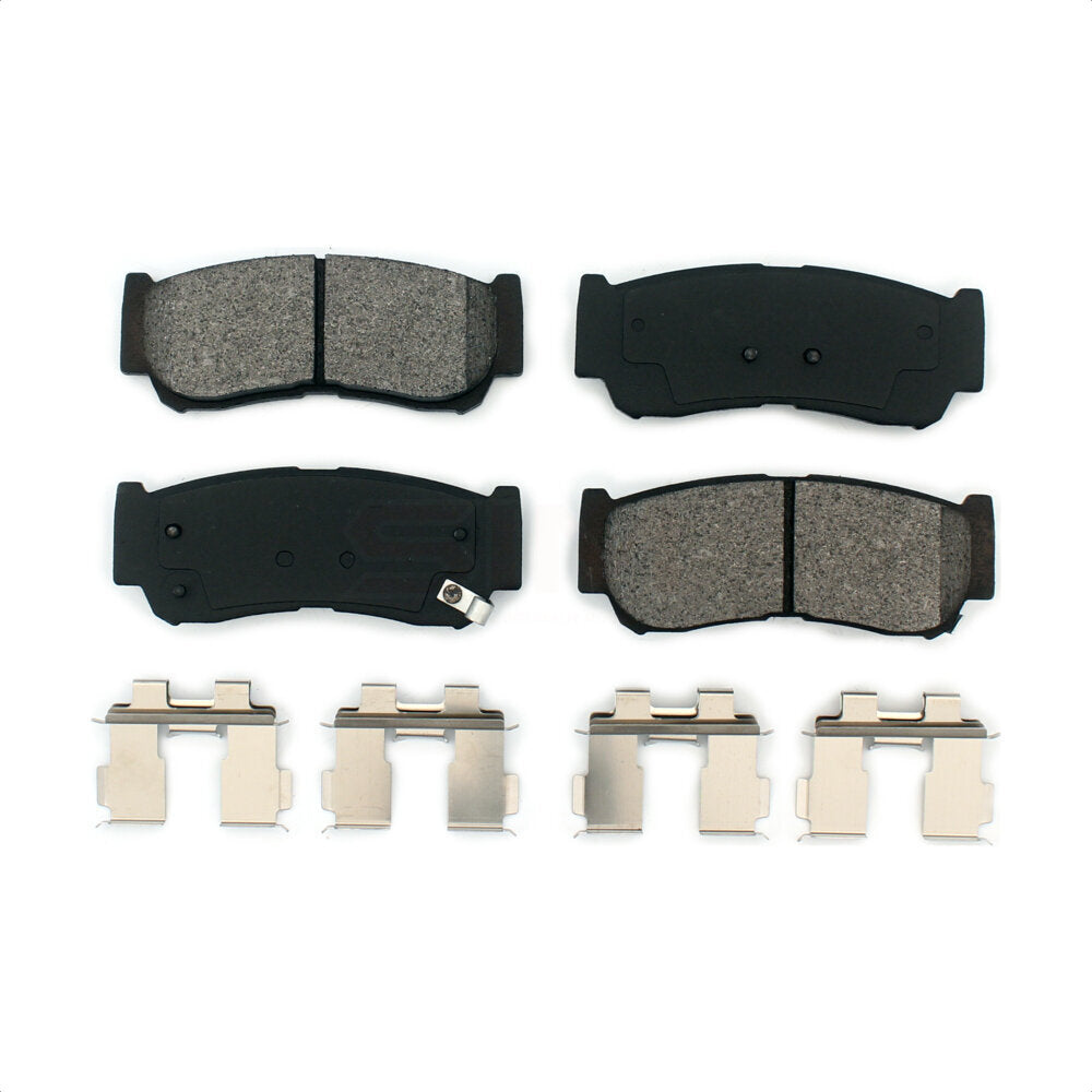 Plaquettes de frein à disque semi-métalliques arrière pour Hyundai Santa Fe 2007-2009 SIM-1297