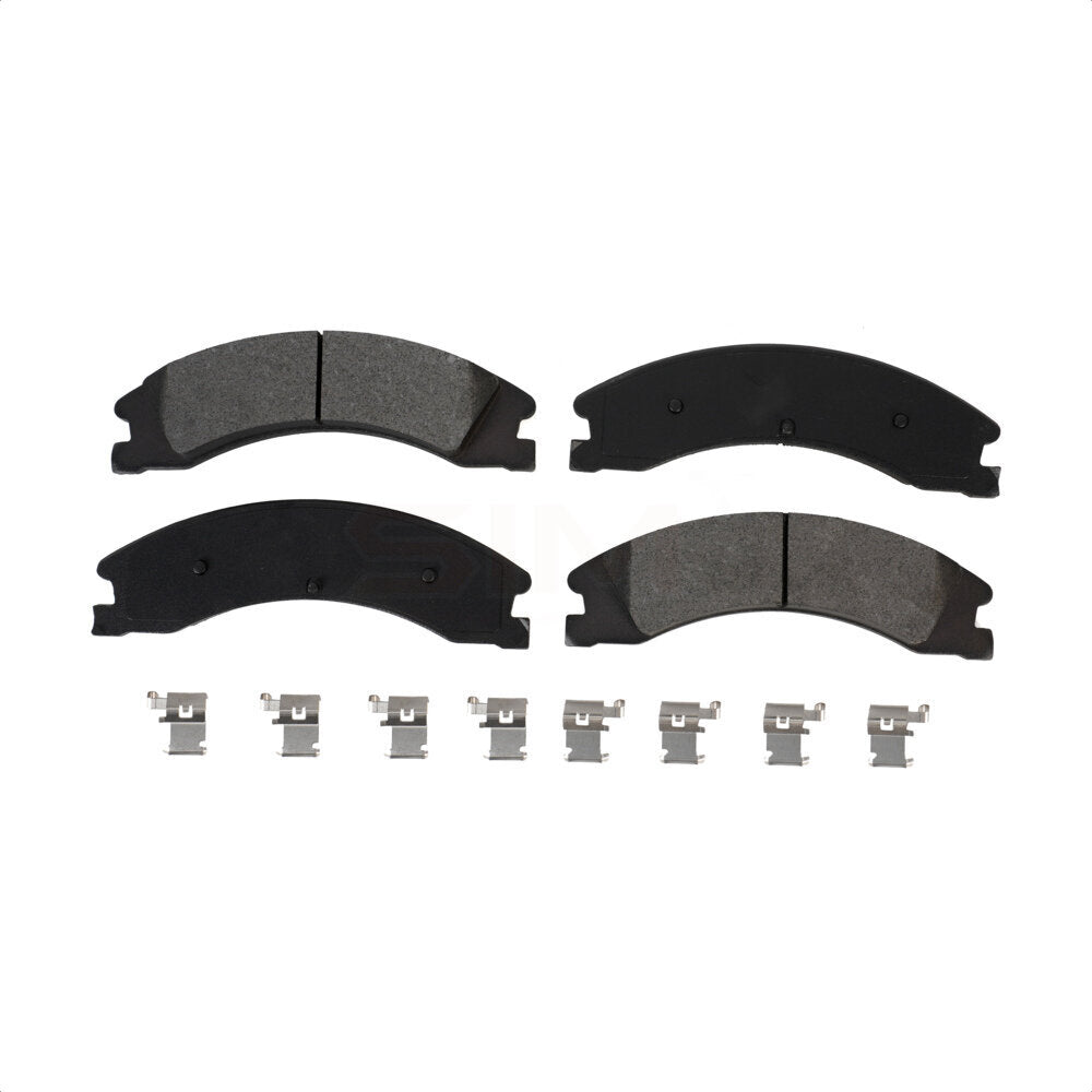 Plaquettes de frein à disque semi-métalliques arrière pour Ford E-450 Super Duty SIM-1330