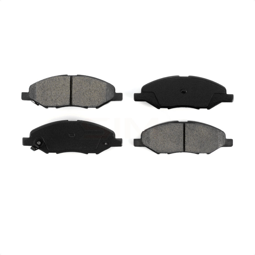 Plaquettes de frein à disque semi-métalliques avant pour Nissan Versa SIM-1345