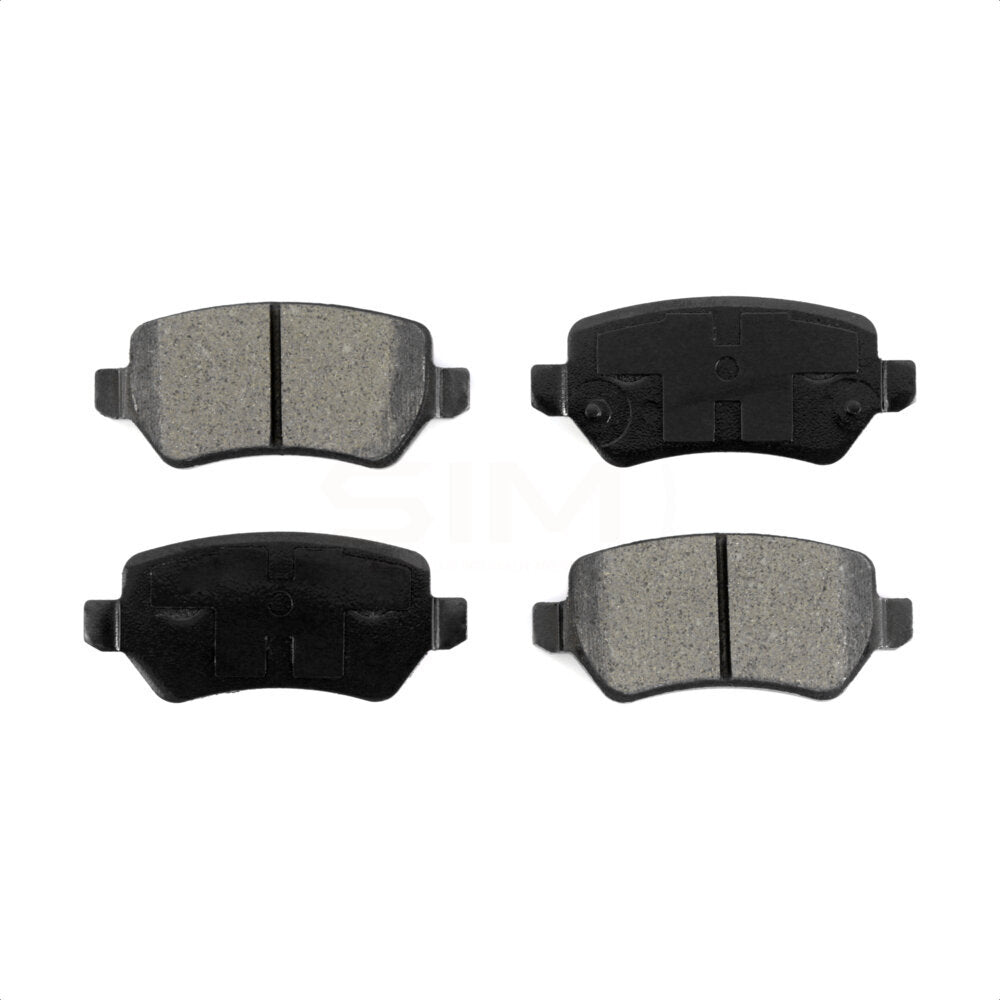 Plaquettes de frein à disque semi-métalliques arrière pour Saturn Astra 2008-2009 SIM-1362