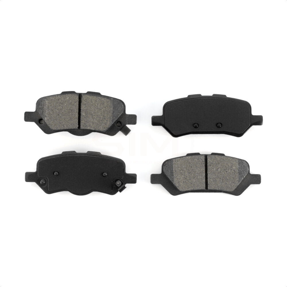 Plaquettes de frein à disque semi-métalliques arrière pour Toyota Venza 2009-2016 SIM-1402