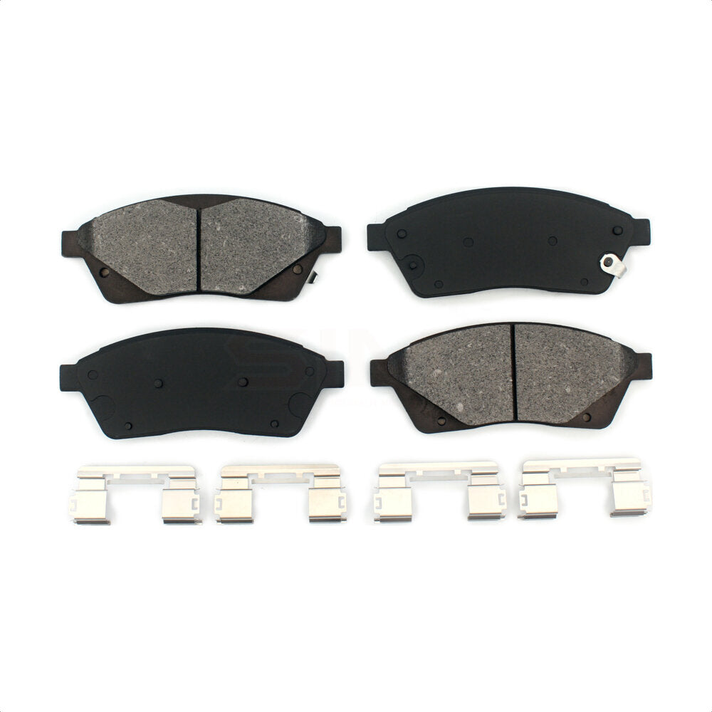Plaquettes de frein à disque semi-métalliques avant pour Cadillac SRX Saab 9-4X SIM-1422