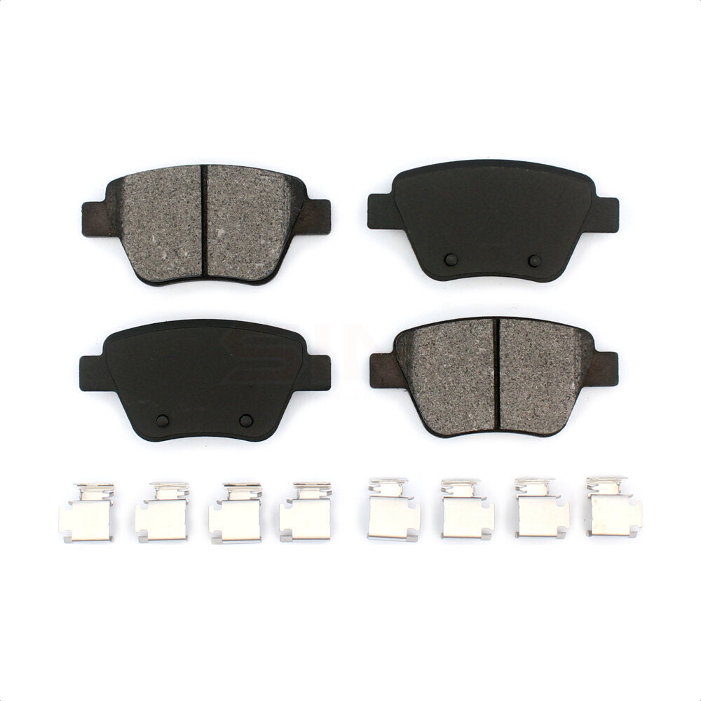 Plaquettes de frein à disque semi-métalliques arrière, pour Volkswagen Jetta Golf Beetle Passat GTI