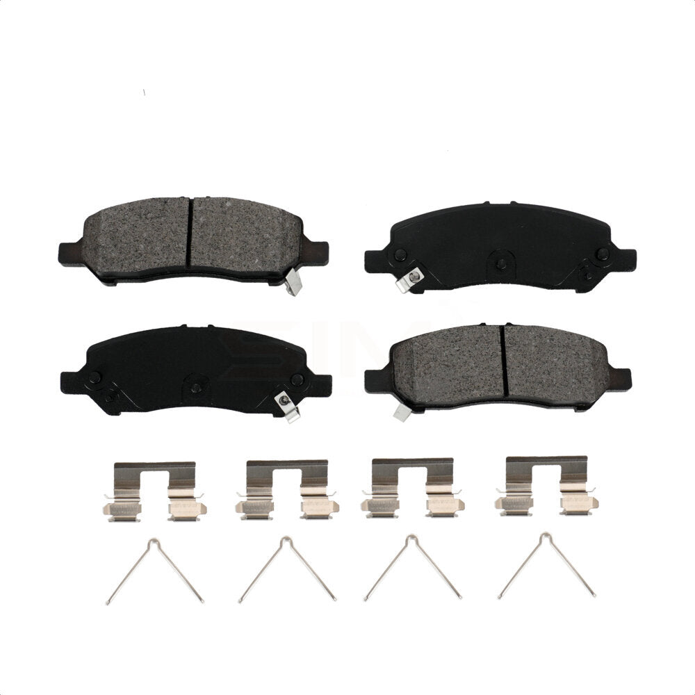 Plaquettes de frein à disque semi-métalliques arrière pour Dodge Dart 2013-2016 SIM-1647