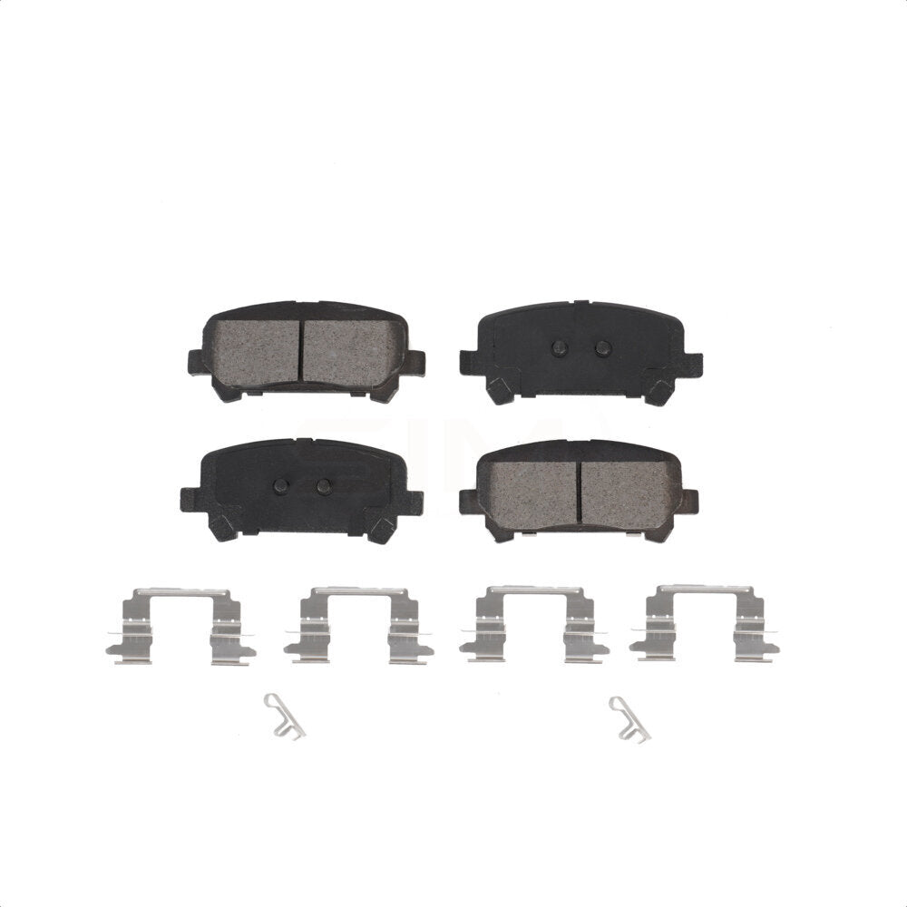 Plaquettes de frein à disque semi-métalliques arrière pour Chevrolet Colorado GMC Canyon 2015-2020