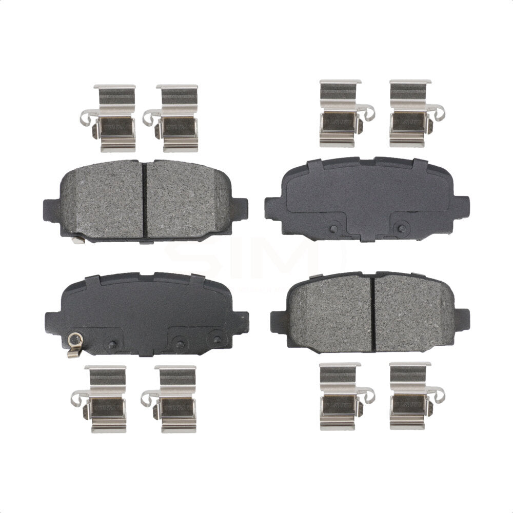 Plaquettes de frein à disque semi-métalliques arrière pour Jeep Compass SIM-2081