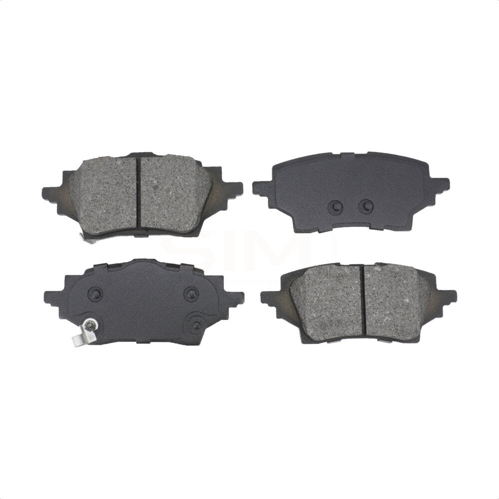 Plaquettes de frein à disque semi-métalliques arrière pour Toyota C-HR SIM-2202