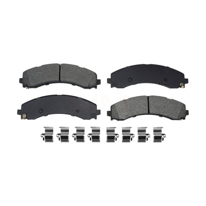Plaquettes de frein à disque semi-métalliques arrière pour Ram 3500 2019-2022 avec roues doubles