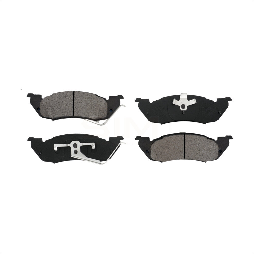 Plaquettes de frein à disque semi-métalliques avant pour Dodge Dakota RWD 1991-1996 SIM-529