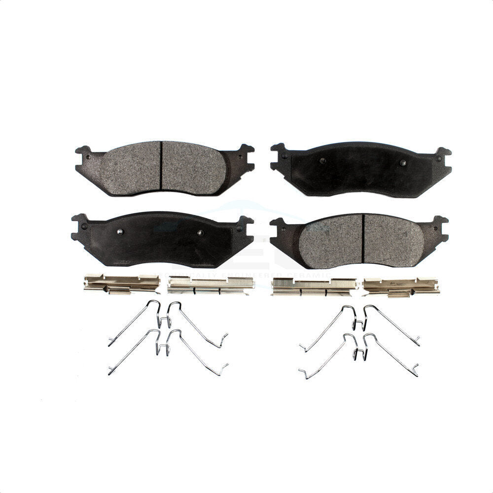 Plaquettes de frein à disque avant en céramique, pour Ford E-150 Club Wagon Econoline TEC-1045