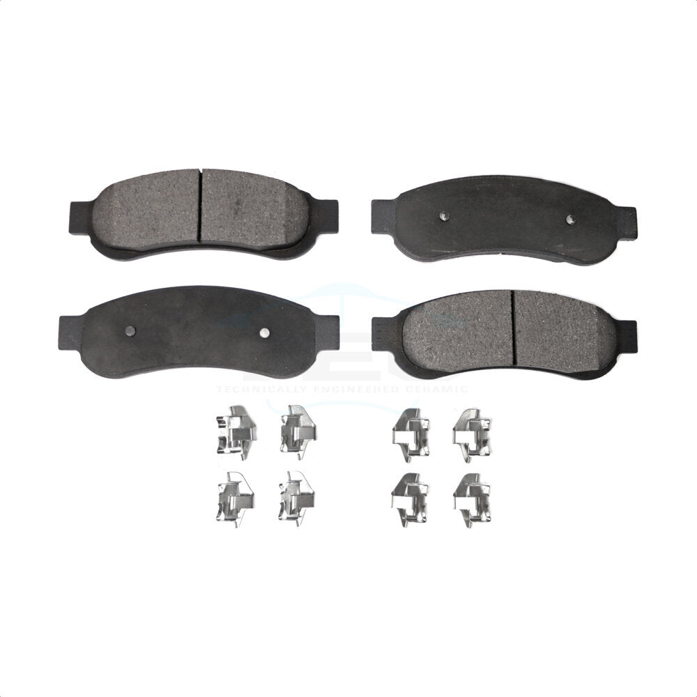 Plaquettes de frein à disque arrière en céramique pour Ford F-350 Super Duty TEC-1067