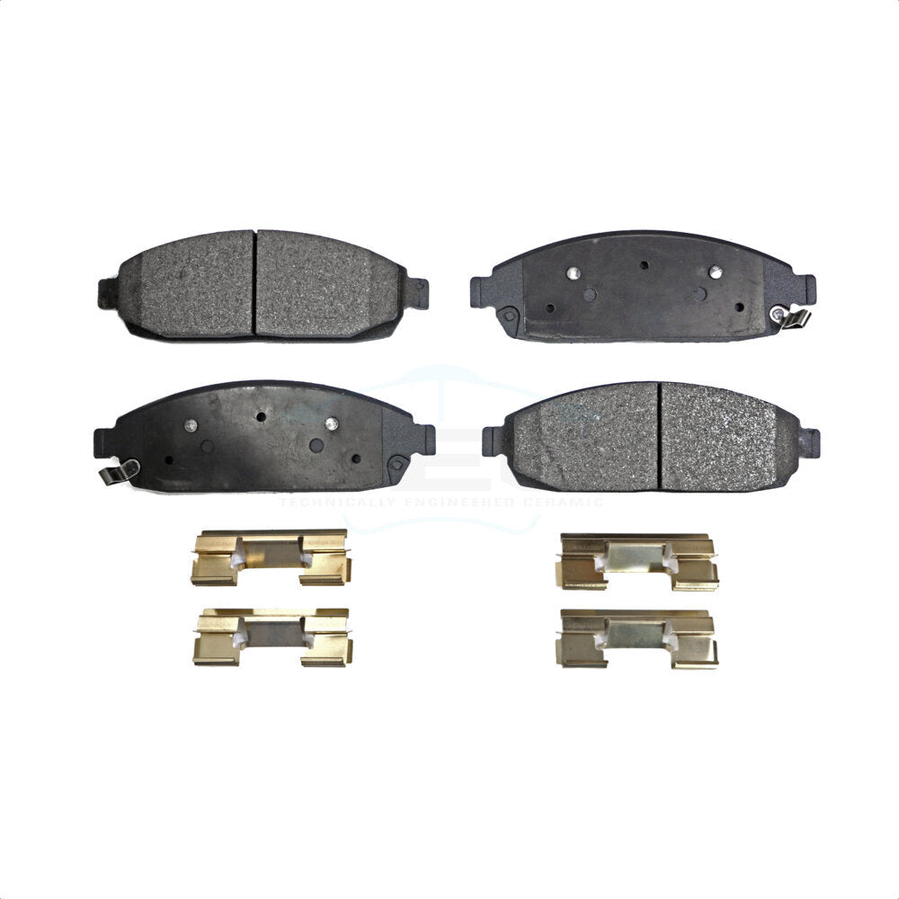 Plaquettes de frein à disque en céramique avant pour Jeep Grand Cherokee Commander TEC-1080