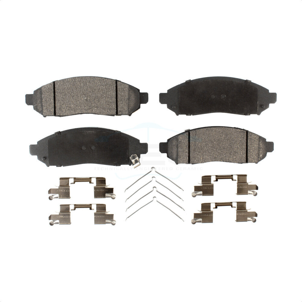 Plaquettes de frein à disque avant en céramique, pour Nissan Frontier NV200 Pathfinder Xterra LEAF