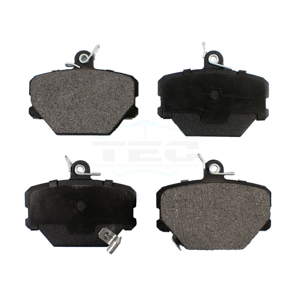 Plaquettes de frein à disque avant en céramique pour Smart Fortwo TEC-1252