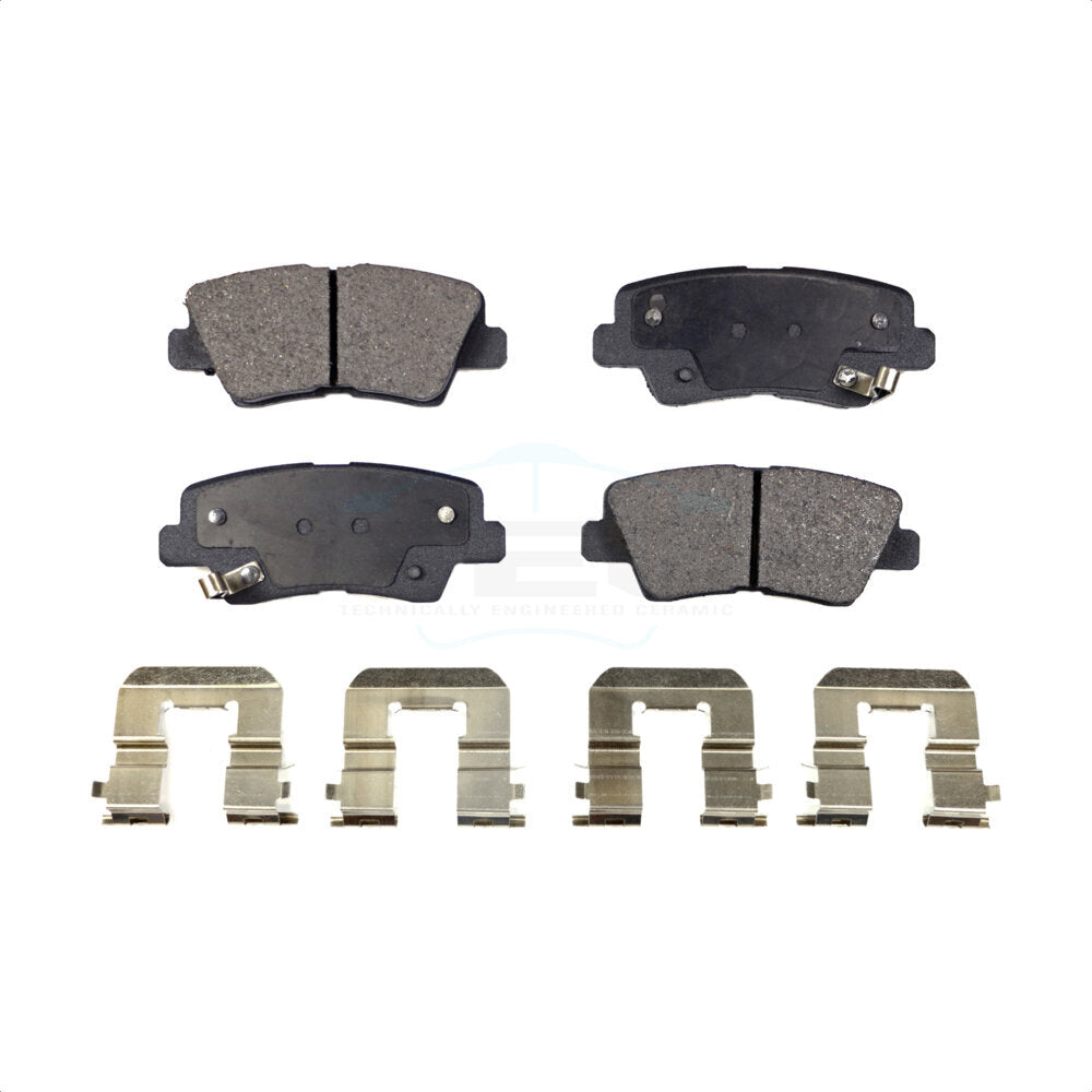 Plaquettes de frein à disque arrière en céramique, pour Hyundai Sonata Kia Soul Optima Elantra Accent