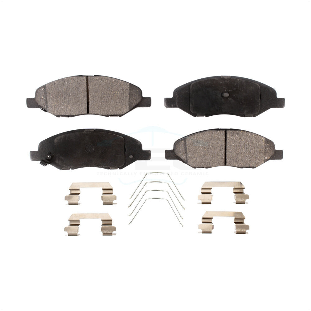 Plaquettes de frein à disque en céramique avant pour Nissan Versa TEC-1345