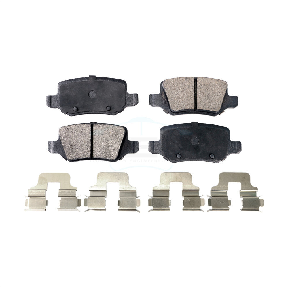 Plaquettes de frein à disque arrière en céramique pour Mercedes-Benz B200 2006-2011 TEC-1358