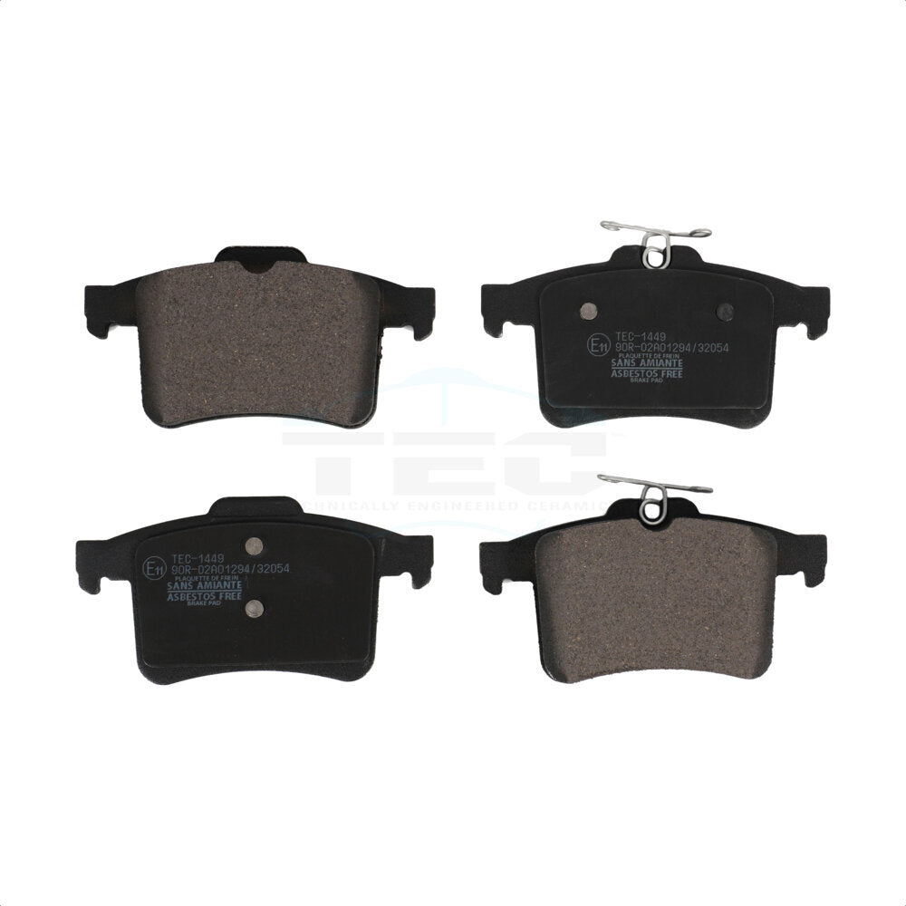 Plaquettes de frein à disque arrière en céramique, pour Jaguar XF XJ XKR XFR XKR-S XFR-S XJR TEC-1449
