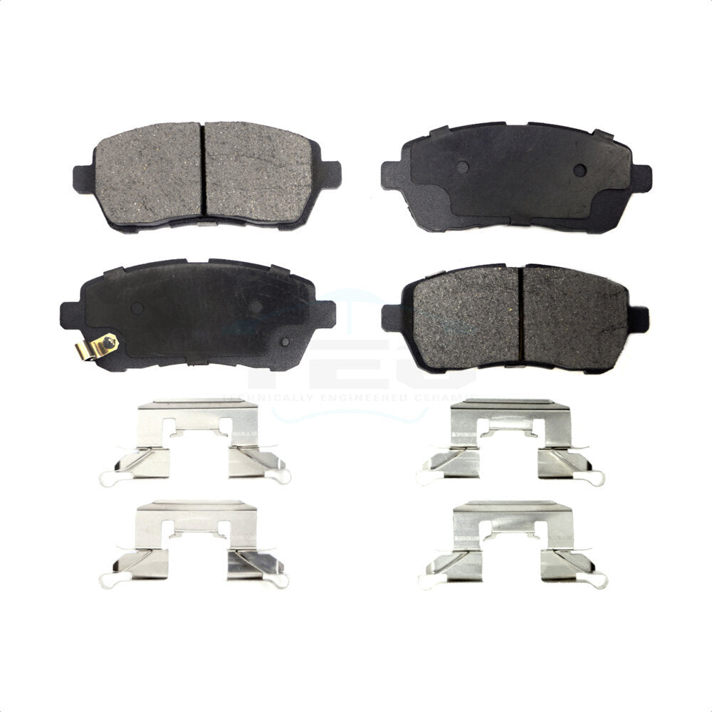 Plaquettes de frein à disque avant en céramique pour Ford Fiesta TEC-1454