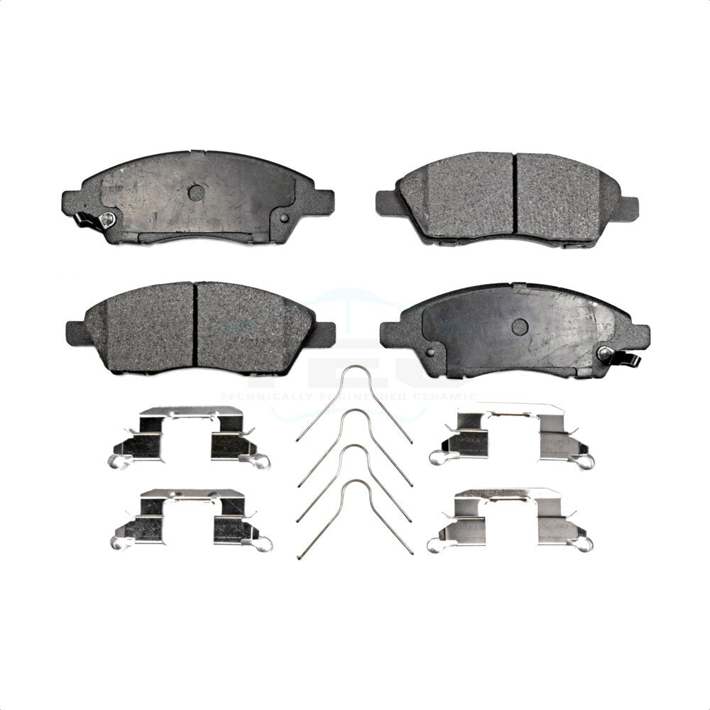 Plaquettes de frein à disque avant en céramique, pour Nissan Micra Versa Note TEC-1592