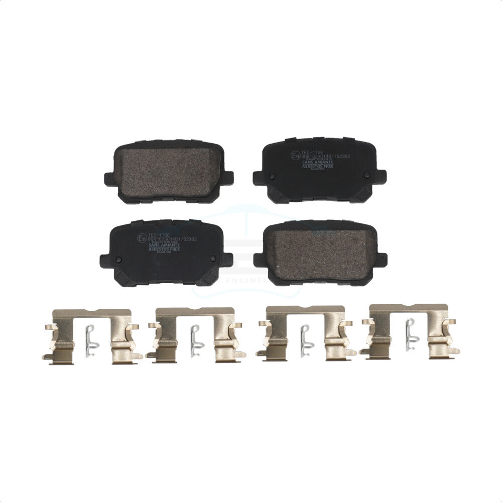 Plaquettes de frein à disque en céramique arrière pour Dodge Charger avec rotor avant de 370 mm de diamètre