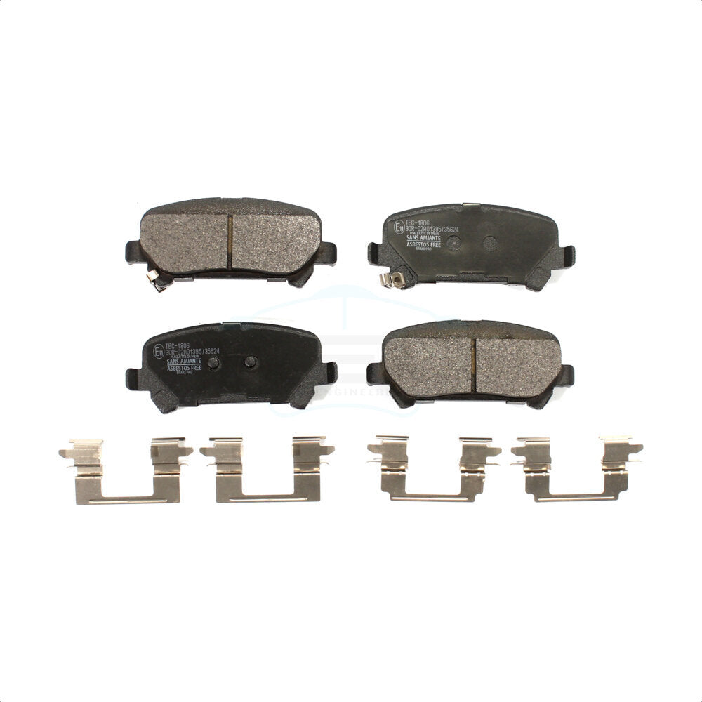 Plaquettes de frein à disque arrière en céramique pour Chevrolet Colorado GMC Canyon 2015 – 2020