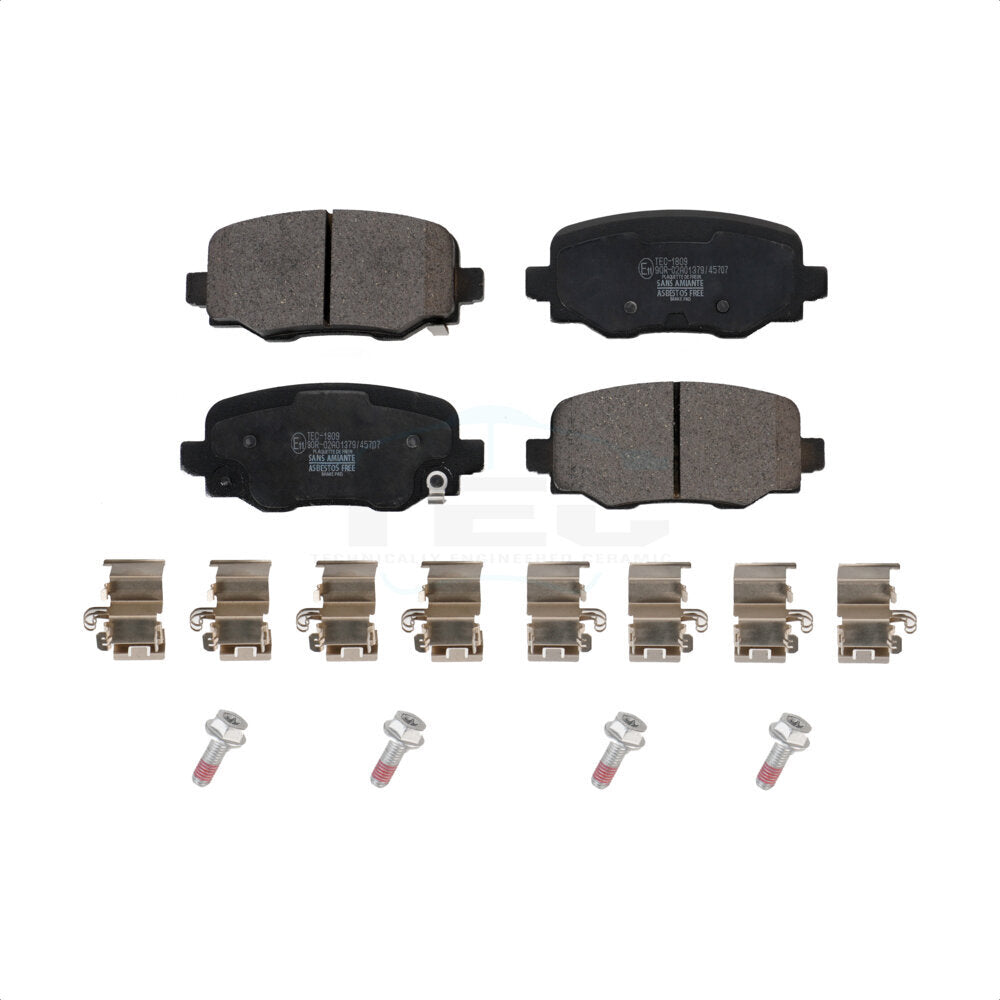 Plaquettes de frein à disque arrière en céramique, pour Jeep Renegade Fiat 500X TEC-1809
