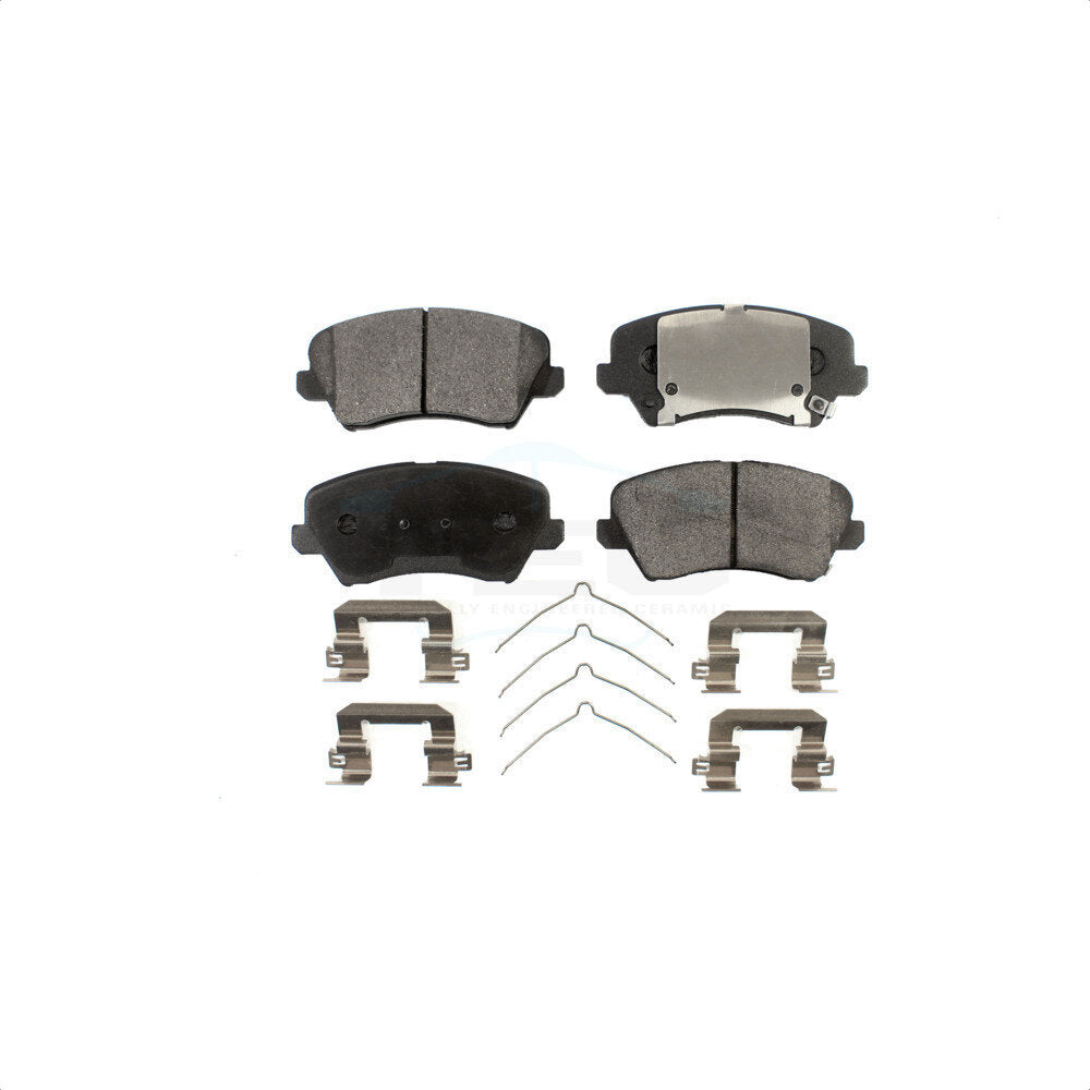 Plaquettes de frein à disque avant en céramique, pour Kia Forte Hyundai Elantra GT Veloster Forte5