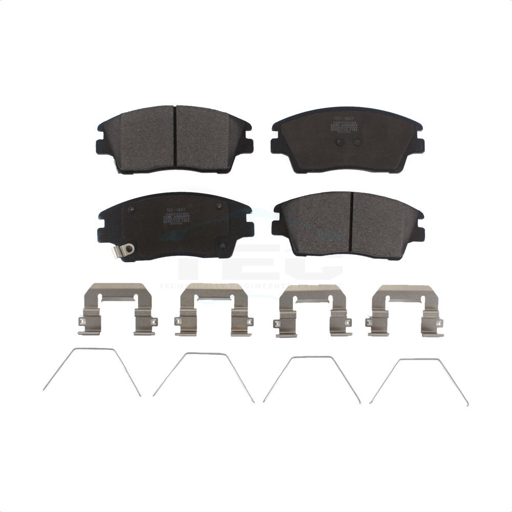 Plaquettes de frein à disque avant en céramique, pour Hyundai Elantra Tucson Kia Sportage TEC-1847
