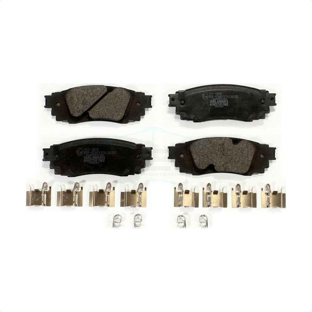 Plaquettes de frein à disque en céramique arrière, pour Lexus RX350 RX450h RX350L RX450hL TEC-1879