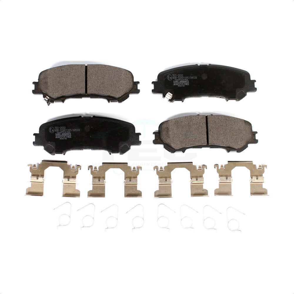 Plaquettes de frein à disque arrière en céramique pour Nissan TITAN 2017 – 2023 TEC-2032