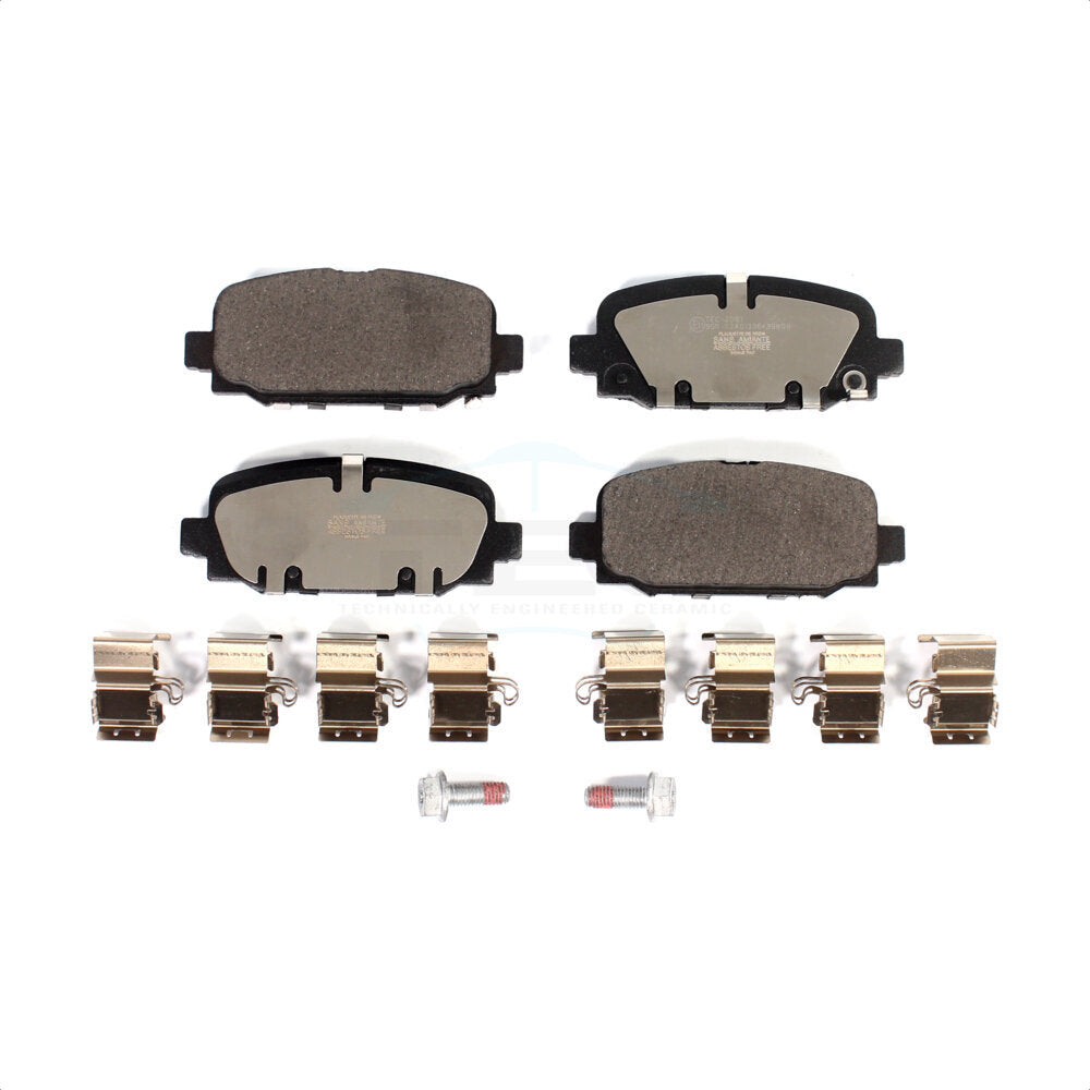 Plaquettes de frein à disque en céramique arrière pour Jeep Compass TEC-2081