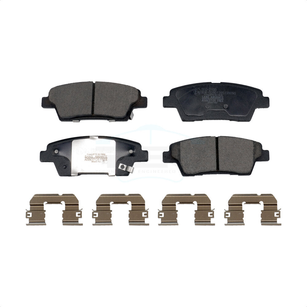 Plaquettes de frein à disque arrière en céramique, pour Genesis G80 2018-2020 5.0L 3.8L TEC-2100