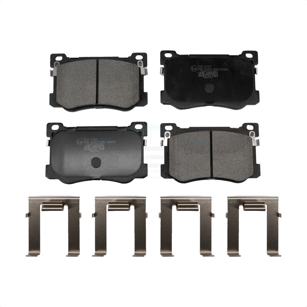 Plaquettes de frein à disque avant en céramique, pour Genesis G80 2018-2020 5.0L 3.8L TEC-2101