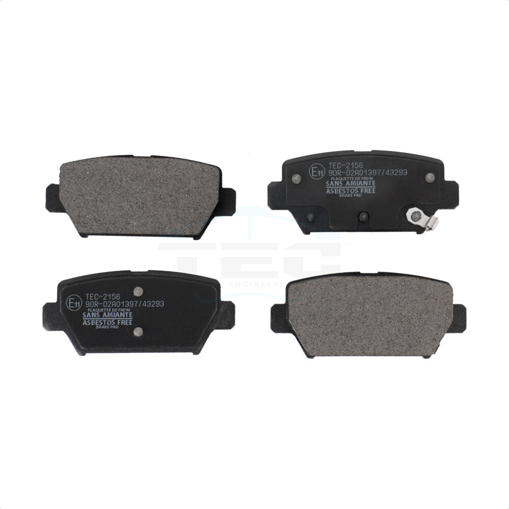 Plaquettes de frein à disque en céramique arrière pour Mitsubishi Eclipse Cross TEC-2156