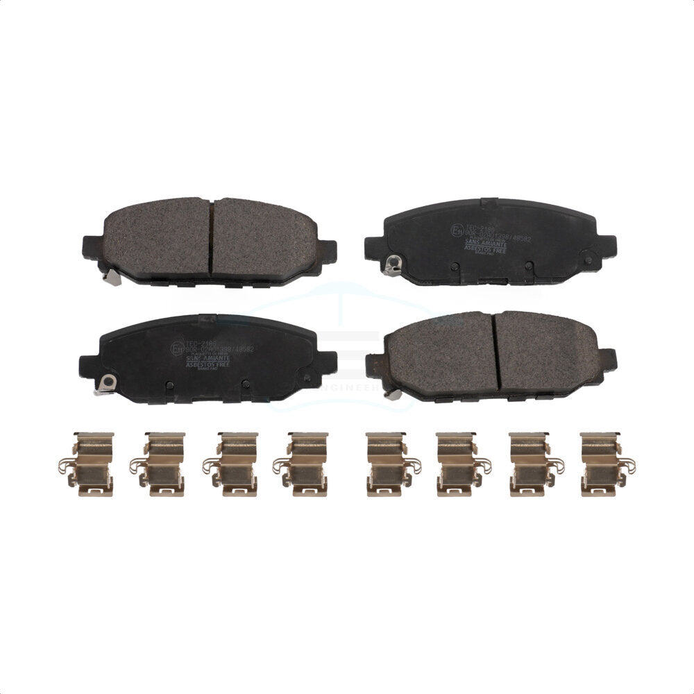 Plaquettes de frein à disque en céramique pour Jeep Wrangler TEC-2186