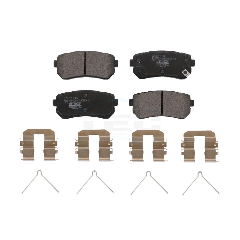 Plaquettes de frein à disque arrière en céramique, pour Hyundai Kona Kia Seltos TEC-2188