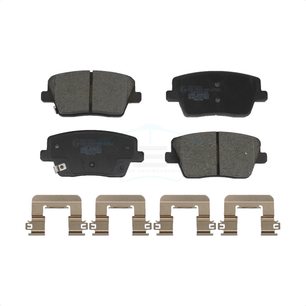 Plaquettes de frein à disque arrière en céramique, pour Hyundai Veloster N Elantra Kona TEC-2212