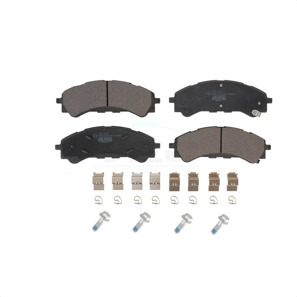 Plaquettes de frein à disque avant en céramique pour Ford Ranger Bronco TEC-2216