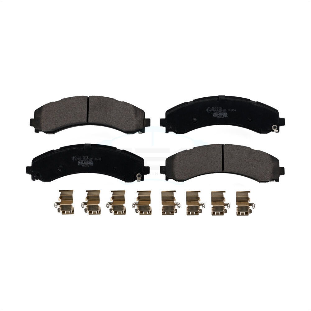Plaquettes de frein à disque arrière en céramique pour Ram 3500 2019 – 2022 avec roues doubles TEC-2224
