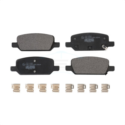 Plaquettes de frein à disque arrière en céramique pour Tesla 3 Y avec étriers peints en gris TEC-2283