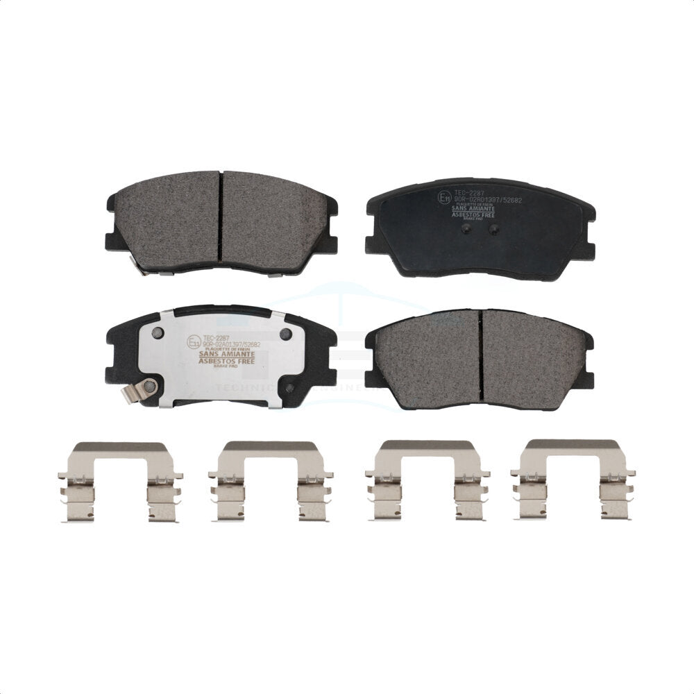 Plaquettes de frein à disque en céramique avant pour Kia Soul EV TEC-2287