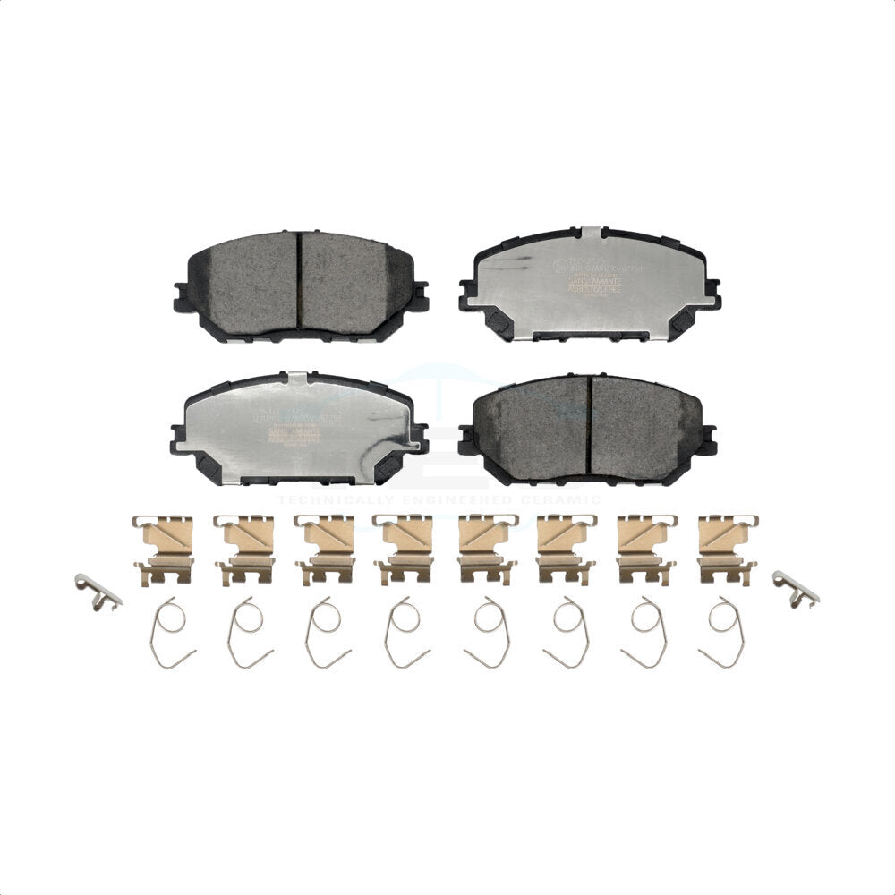 Plaquettes de frein à disque en céramique avant pour Nissan Rogue TEC-2375