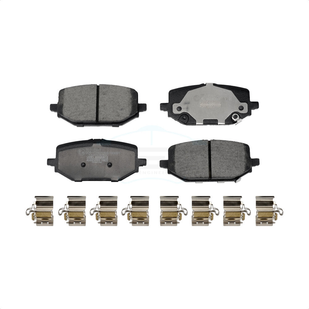Plaquettes de frein à disque arrière en céramique, pour Acura MDX Honda Pilot TEC-2397