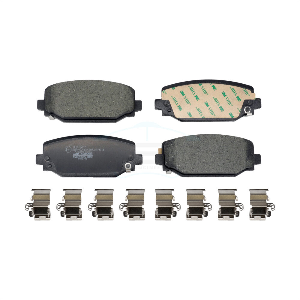 Plaquettes de frein à disque arrière en céramique, pour Jeep Wrangler Grand Cherokee L TEC-2411