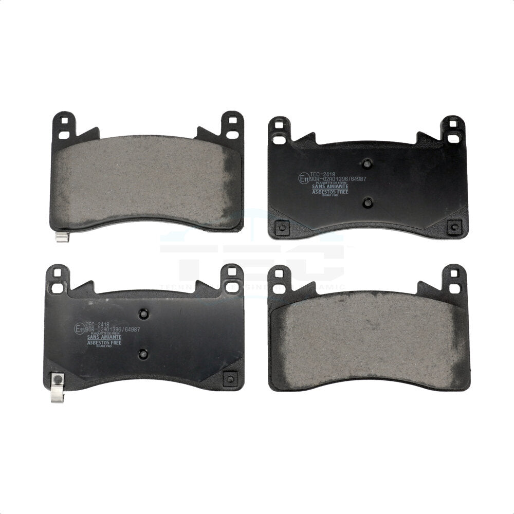 Plaquettes de frein à disque avant en céramique pour Acura TLX 3.0L 2021 – 2023 TEC-2418