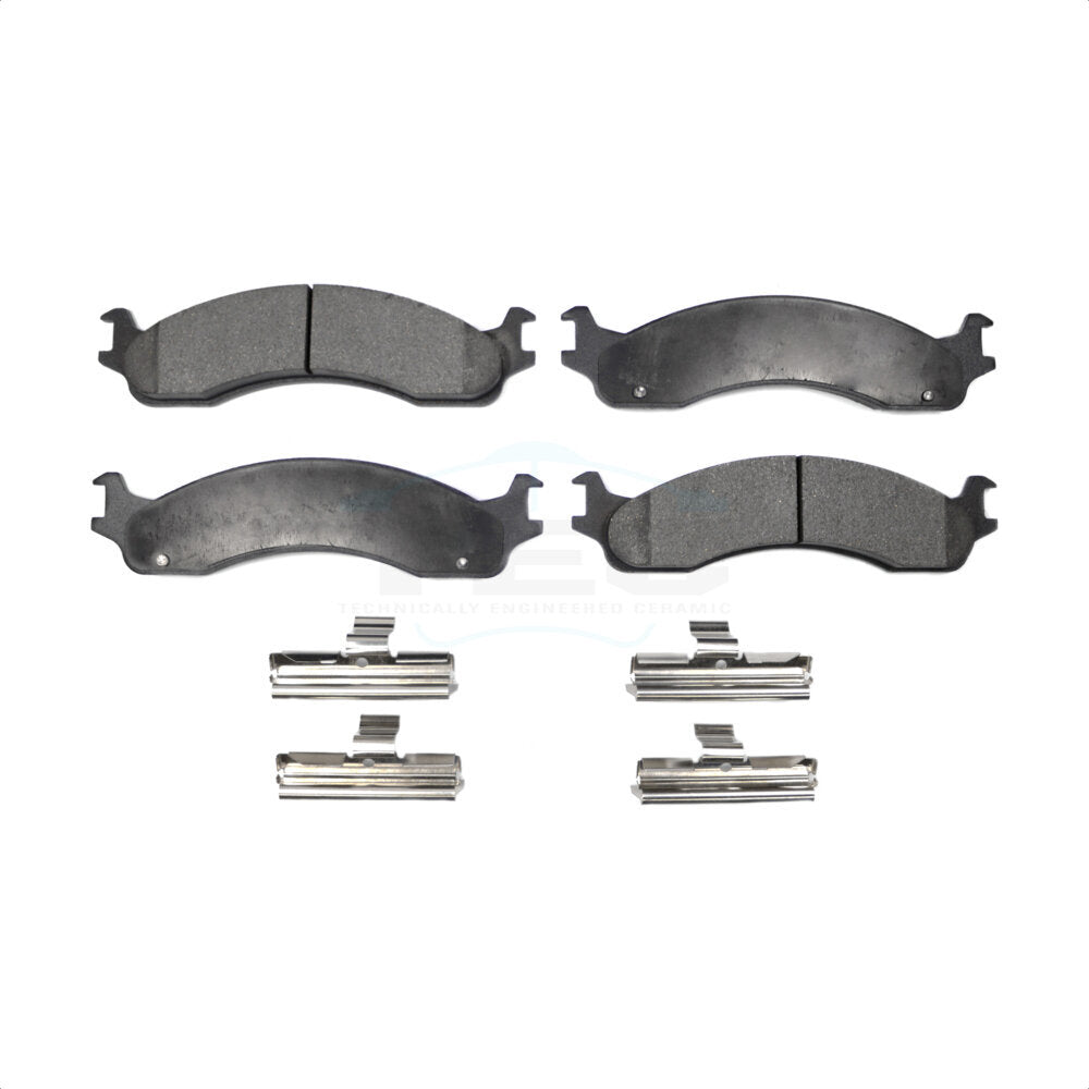 Plaquettes de frein à disque avant en céramique, pour Ford Dodge E-350 Super Duty Ram 2500 F-250 HD