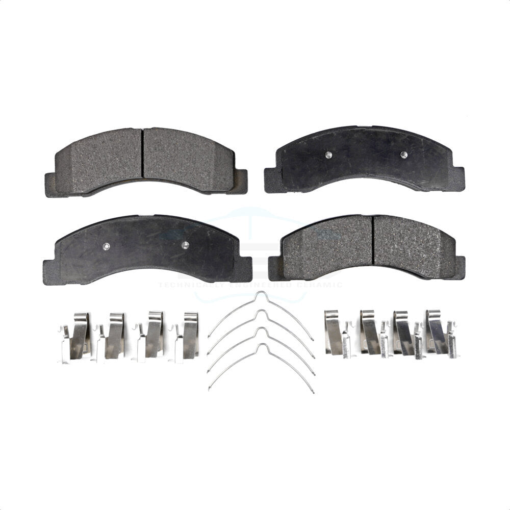 Plaquettes de frein à disque avant en céramique, pour Ford F-350 Super Duty F-250 Excursion TEC-824