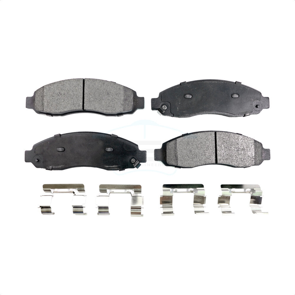 Plaquettes de frein à disque avant en céramique pour Dodge Dakota 2003-2004 TEC-962